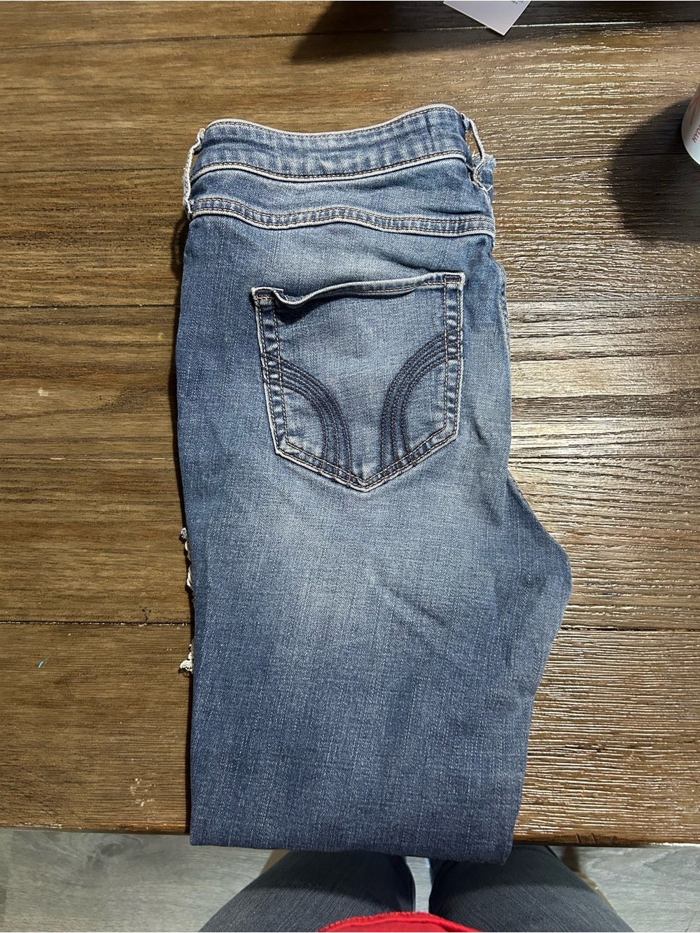 Hollister Women's Skinny Jeans in Medium Blue Wash